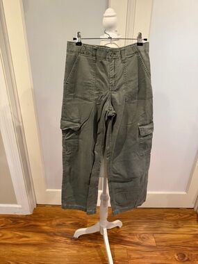 abercrombie kids Olive Green Cargo Pants